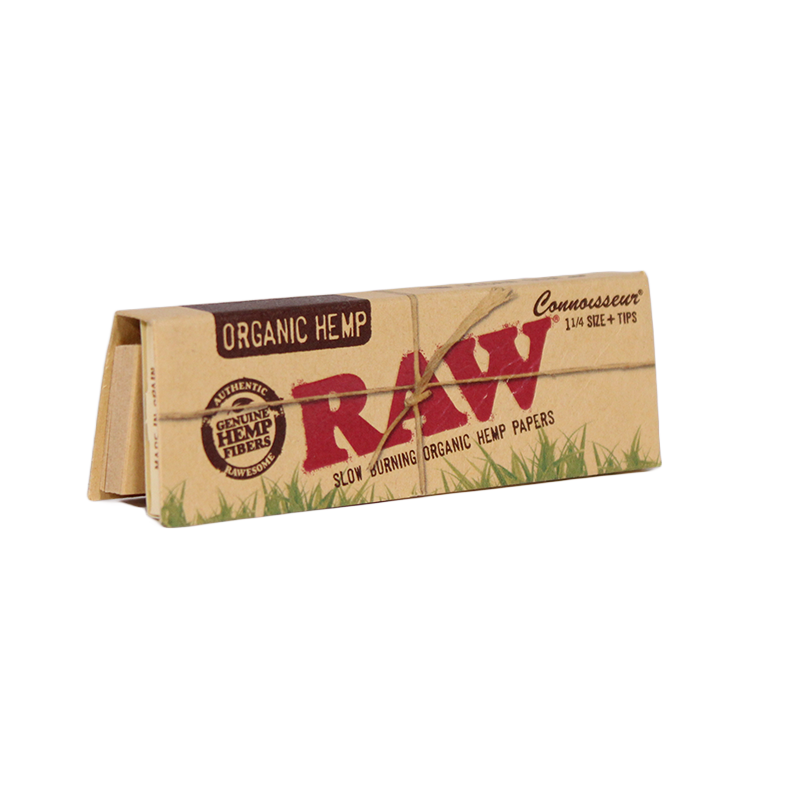 Raw Organic Connoisseur 1 1/4 Rolling Papers 24bx - Image 1