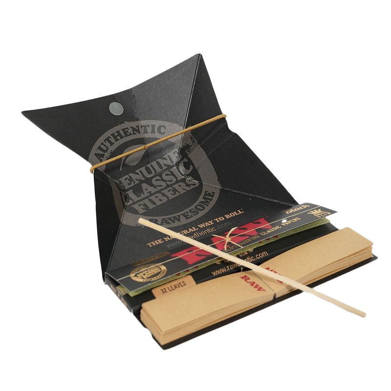 Raw Black King Size Slim Artesano Papers with Poker 15bx - Image 3