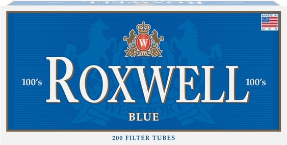 roxwell cigarette tubes 100mm Green Menthol - 5 Pack 200 Count RYO Filter Tubes Roxwell Cigarette Tubes 100s Size