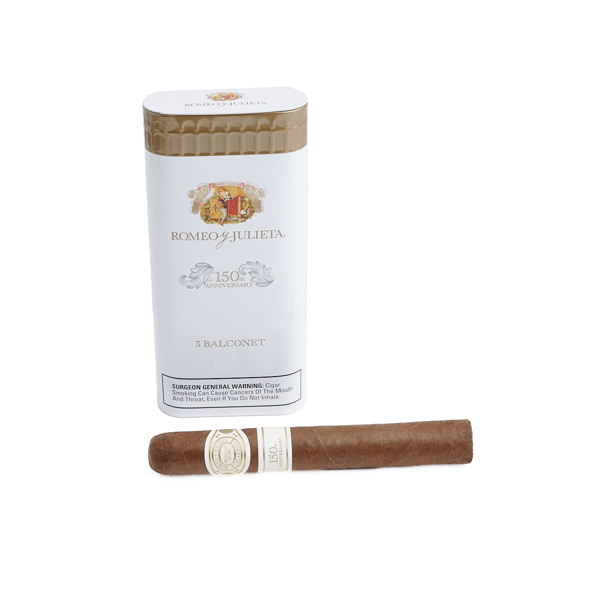 Romeo y Julieta 150th Anniversary Balconet 3-Tins – 70Cigars