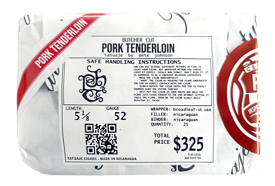 Tatuaje Pork Tenderloin