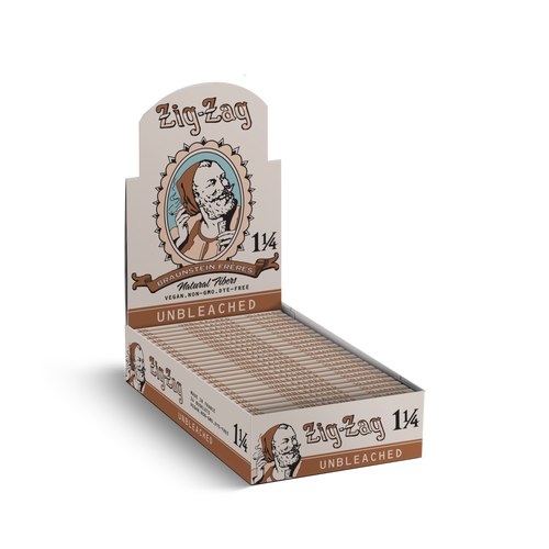 Zig-Zag 1 1/4 Unbleached Rolling Papers - Vintage 50ct
