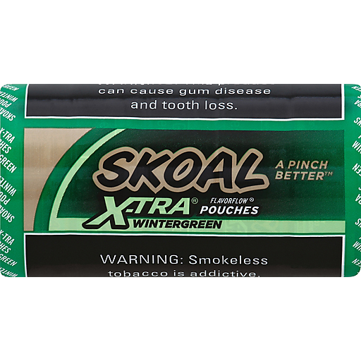 Skoal Xtra Wintergreen Pouches