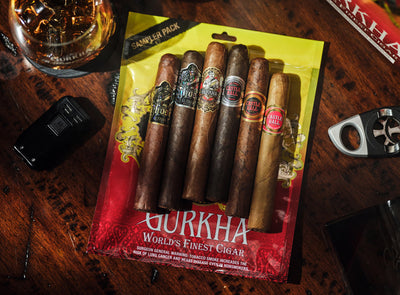 Gurkha Yellow/Red Toro Sampler (cigars may varies)