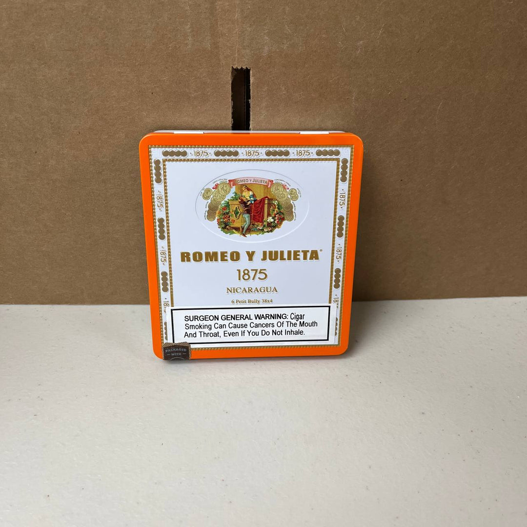 Romeo Y Julieta 1875 Nicaragua Petit Bully Tin