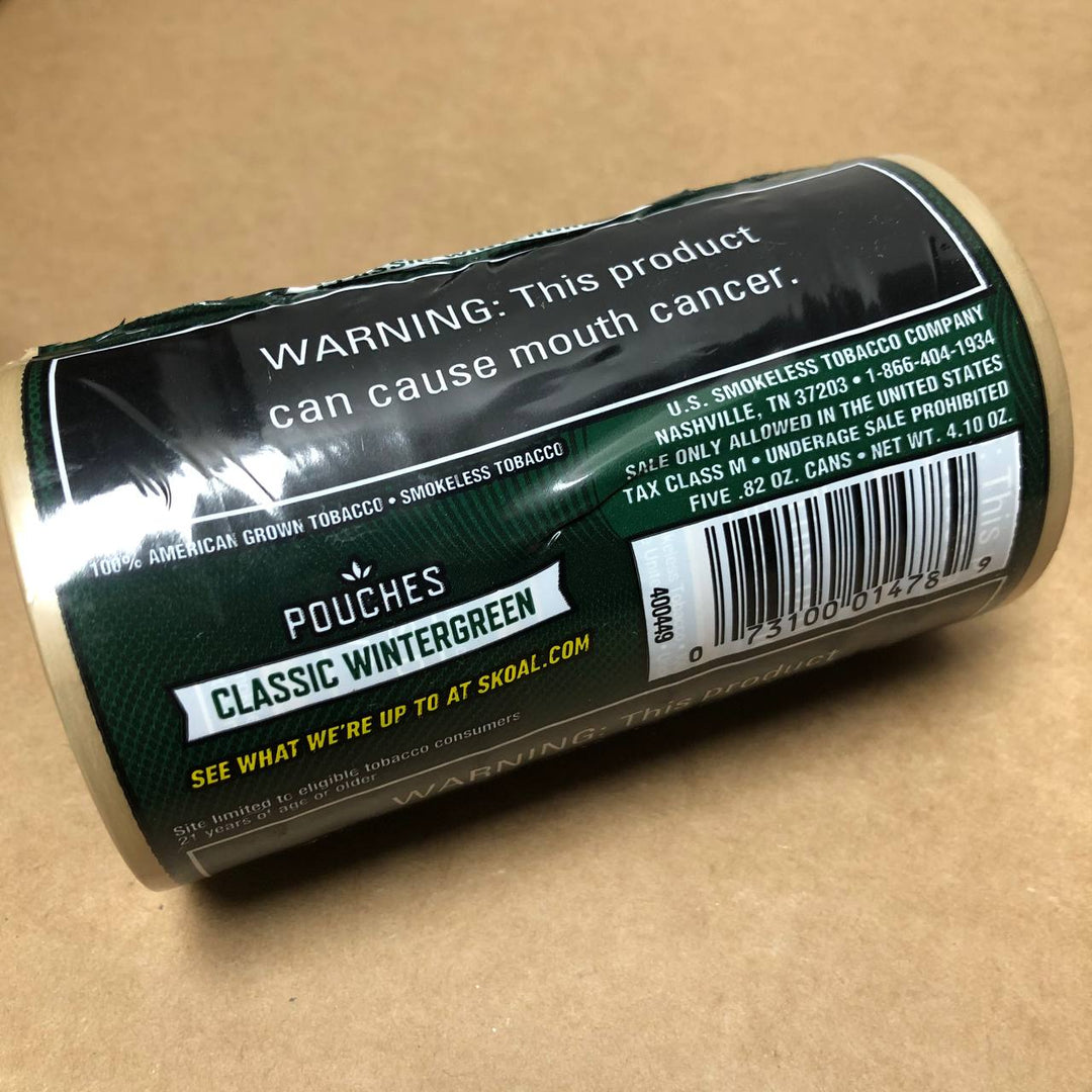 Skoal Classic Wintergreen Pouches