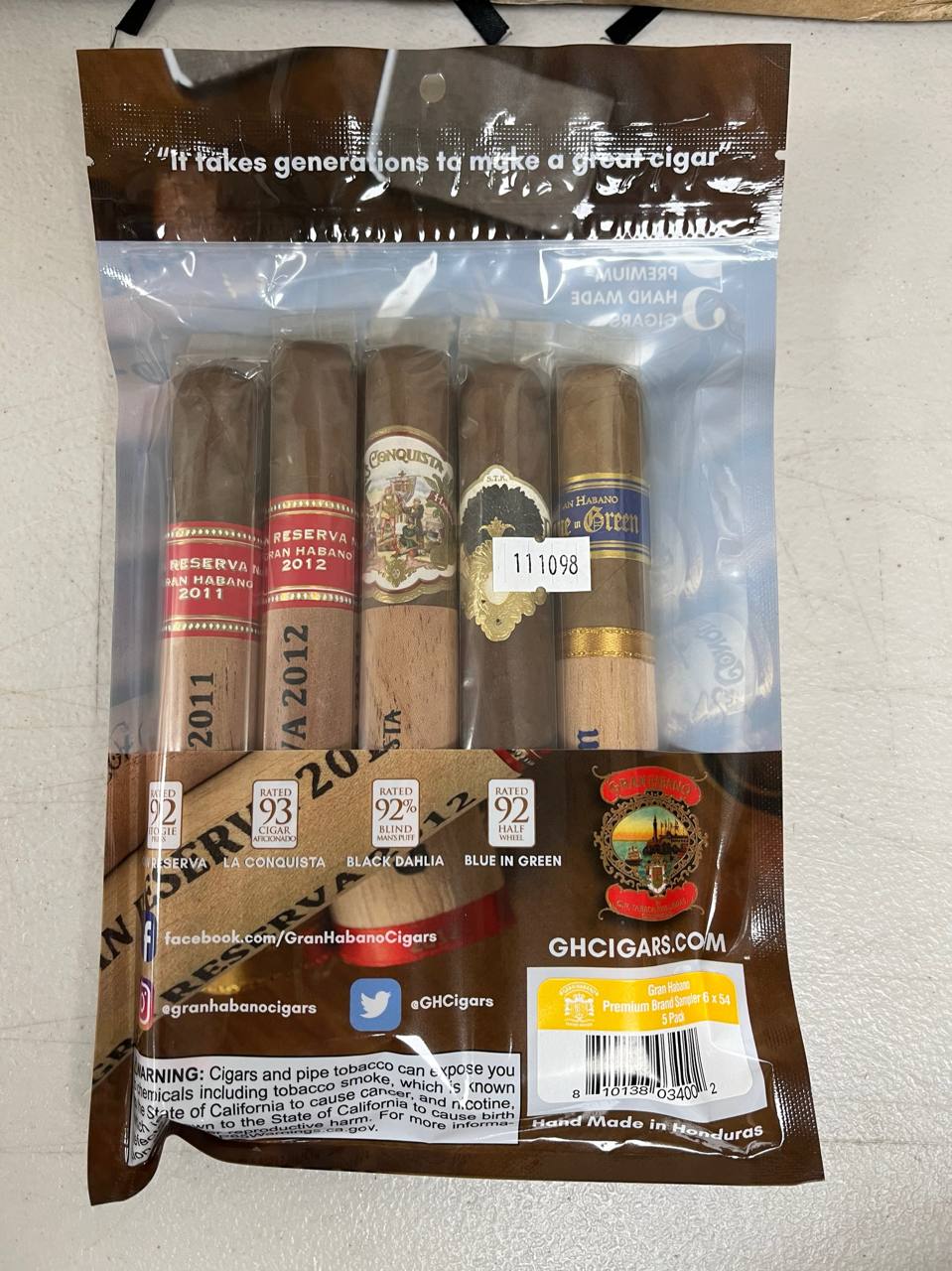 Gran Habano Premium Brand Fresh Pack