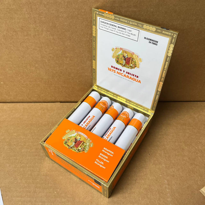 Romeo y Julieta 1875 Nicaragua Clemenceau en Tubo