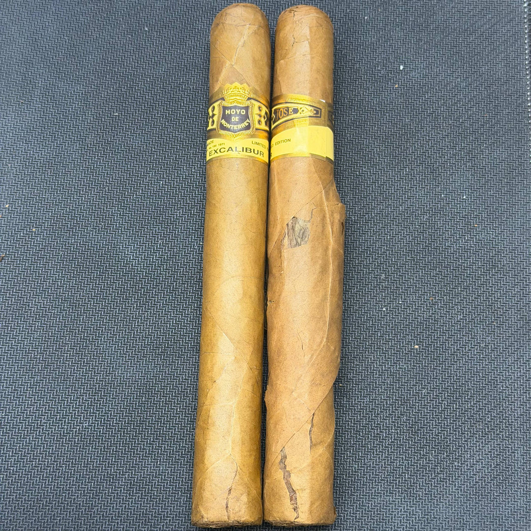 Hoyo De Monterrey Excalibur #1 Natural Churchill Damaged