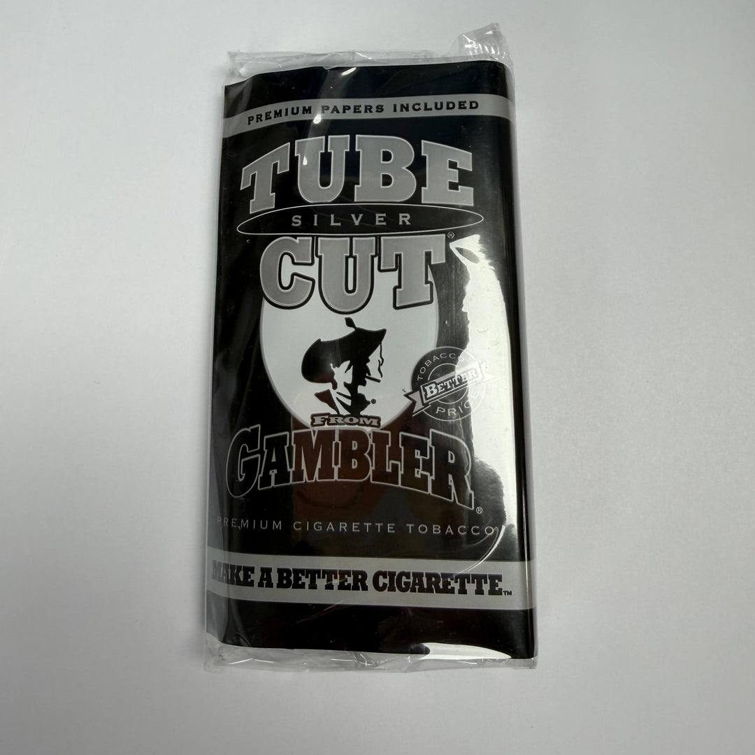 Gambler Tube Cut Silver Pouch