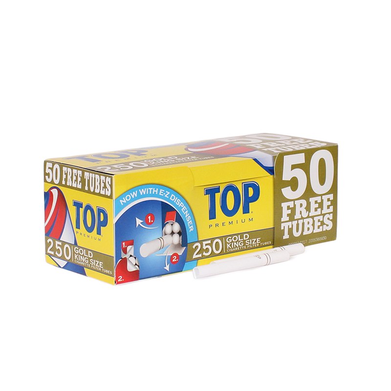 Top Filter Tubes King Size Gold 250ct