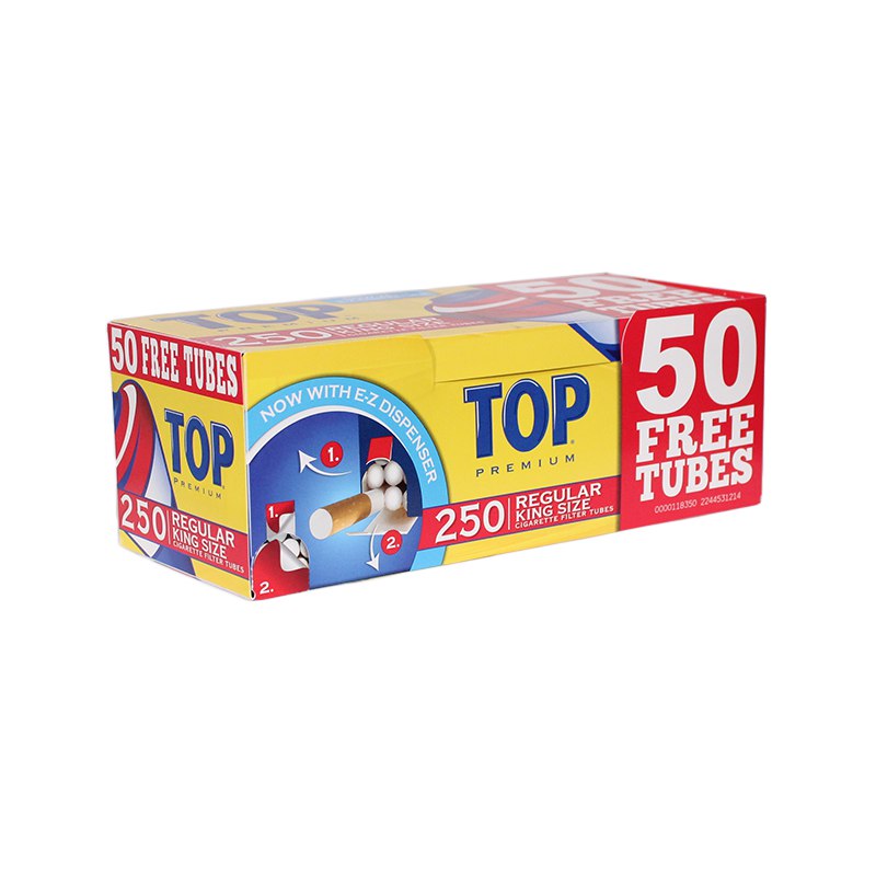 Top Filter Tubes King Size Regular 250ct