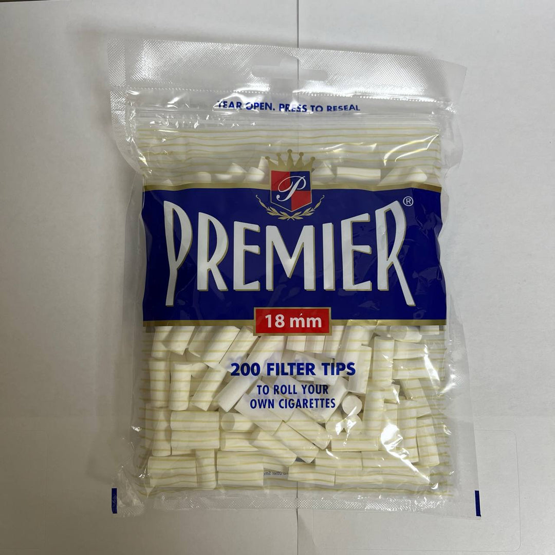 Premier Filter Tips 18mm 200ct