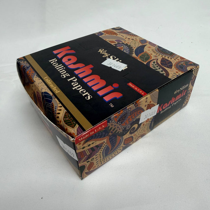 Kashmir Rolling Paper Unbleached King Slim 32ct