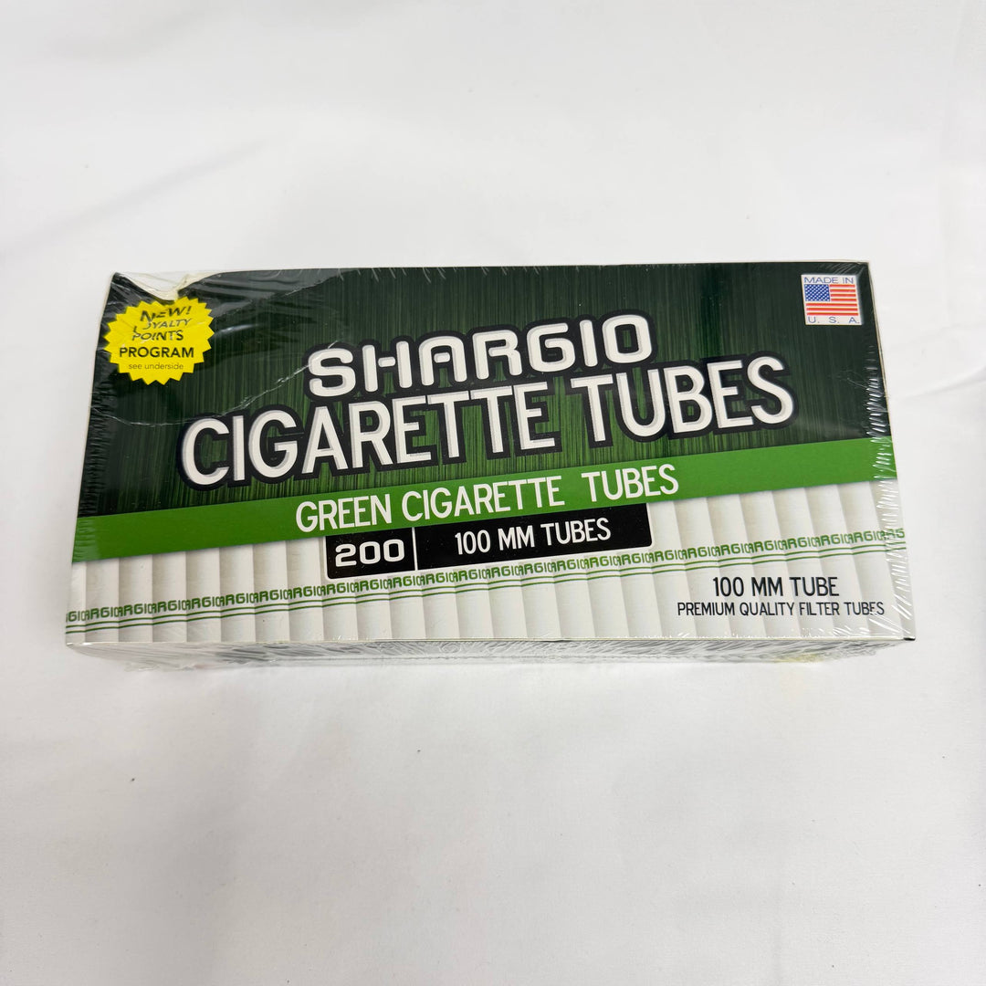Shargio Tubes GREEN 100mm 200ct -Damaged-
