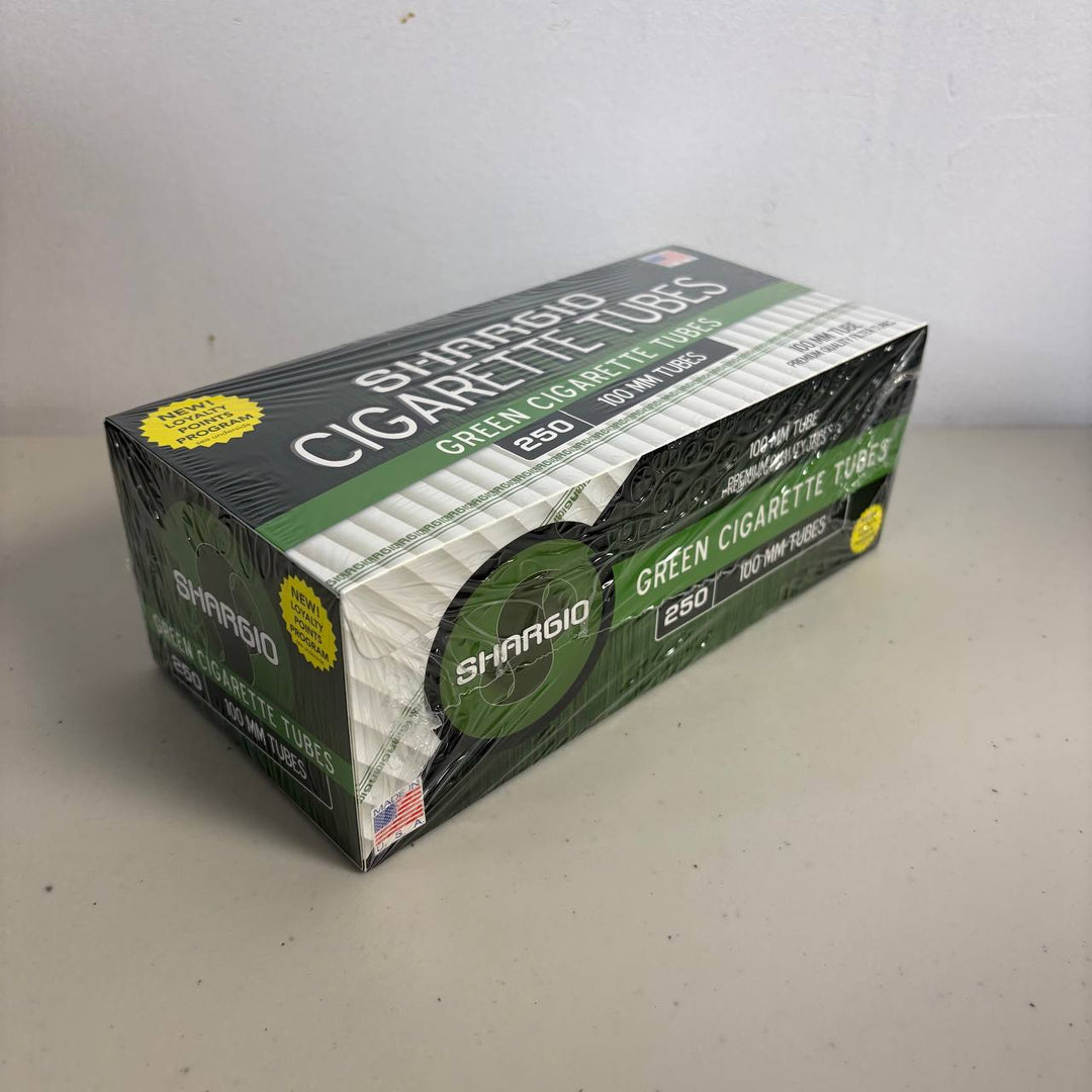Shargio Tubes GREEN 100mm Menthol 250ct