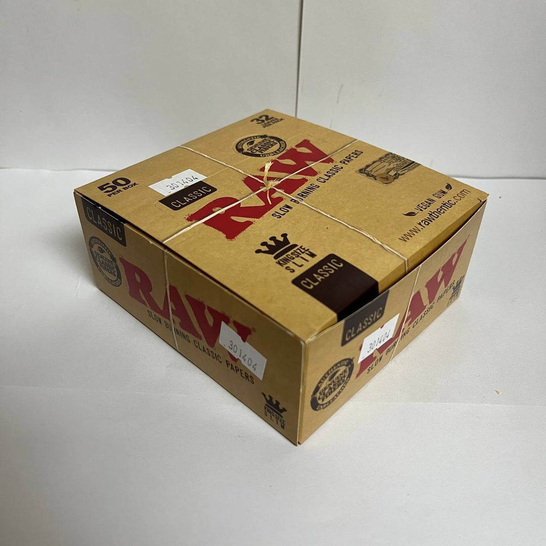 Raw Classic King Size Slim Rolling Papers 32ct
