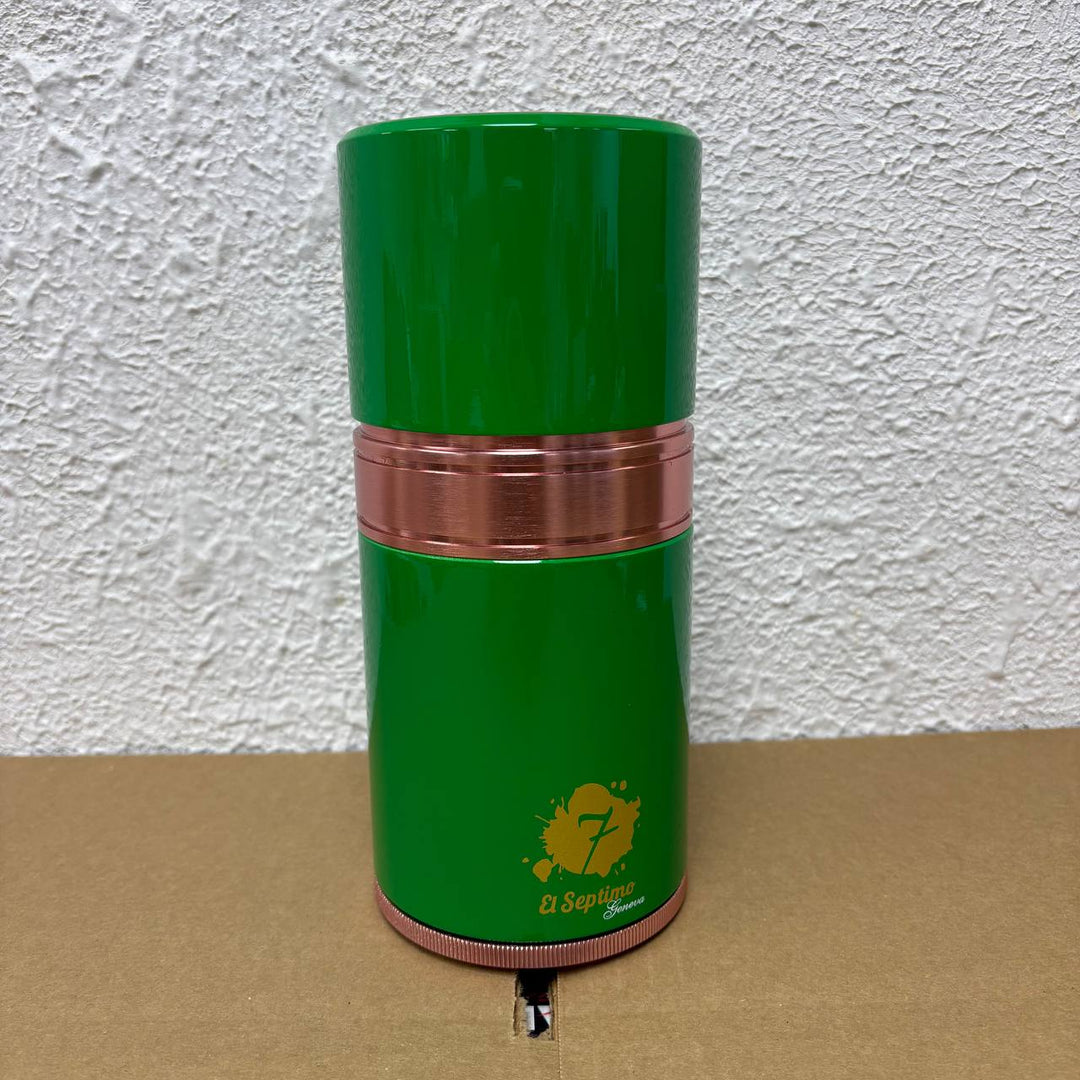 El Septimo Emerald Green Large Travel Humidor