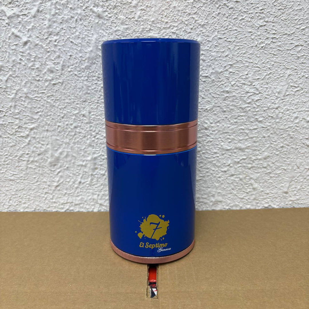 El Septimo Sapphire Blue Large Travel Humidor