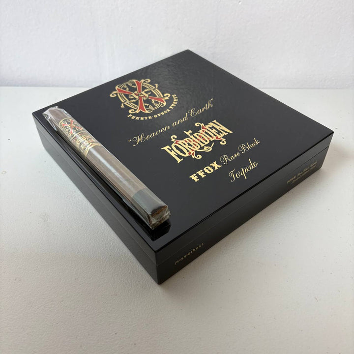 Arturo Fuente OpusX Heaven and Earth FFOX Rare Black Torpedo