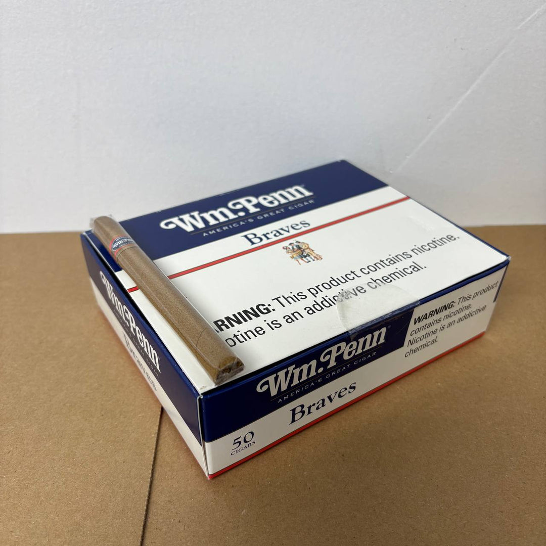 William Penn Braves Panatela Box