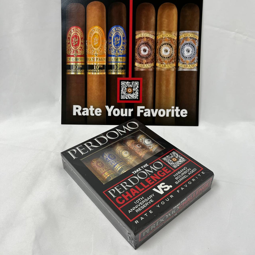 Perdomo 10th vs Bourbon Barrel Aged Challenge Sampler