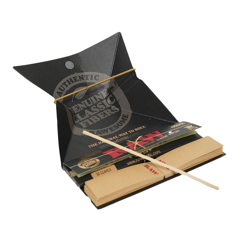 Raw Black King Size Slim Artesano Papers with Poker 15bx - Image 2