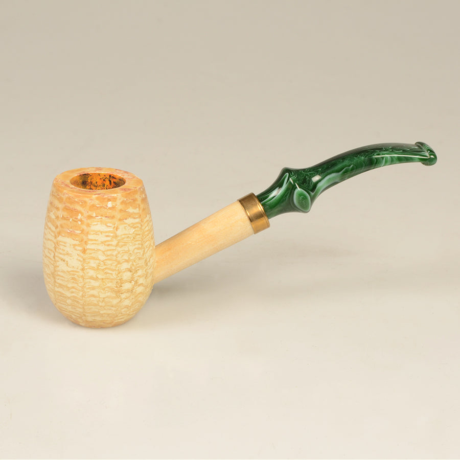 Sorry, Missouri Meerschaum The Emerald Corn Cob Bent Pipe image not available now!