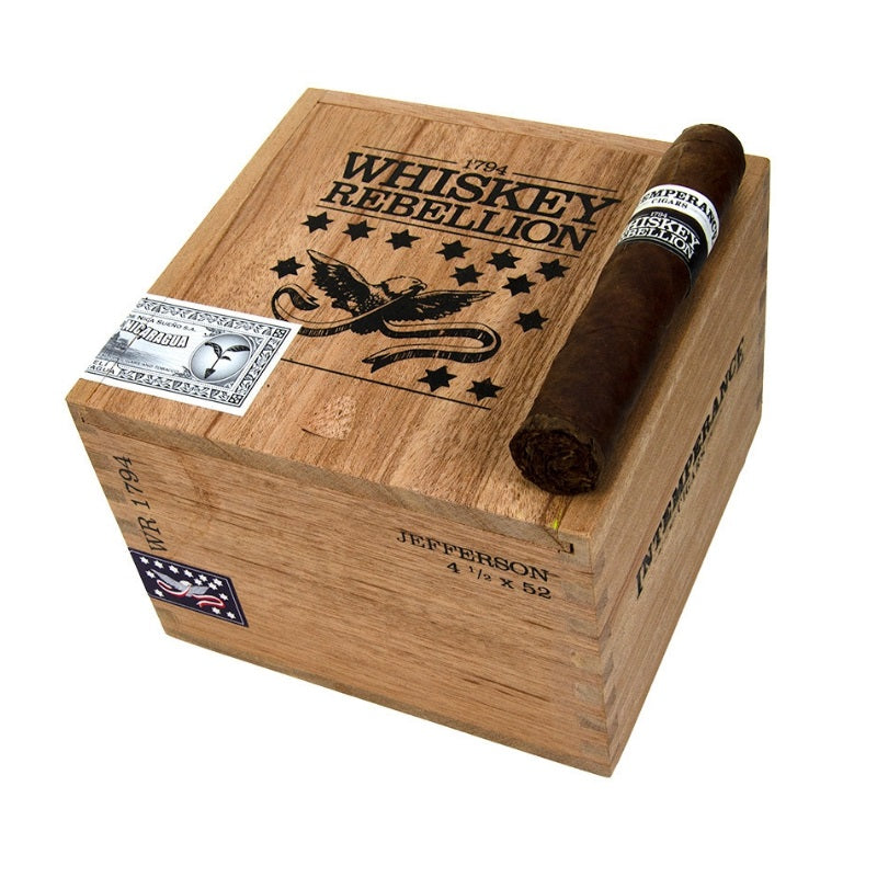 Sorry, RoMa Craft Intemperance Whiskey Rebellion 1794 Jefferson Small Robusto  image not available now!