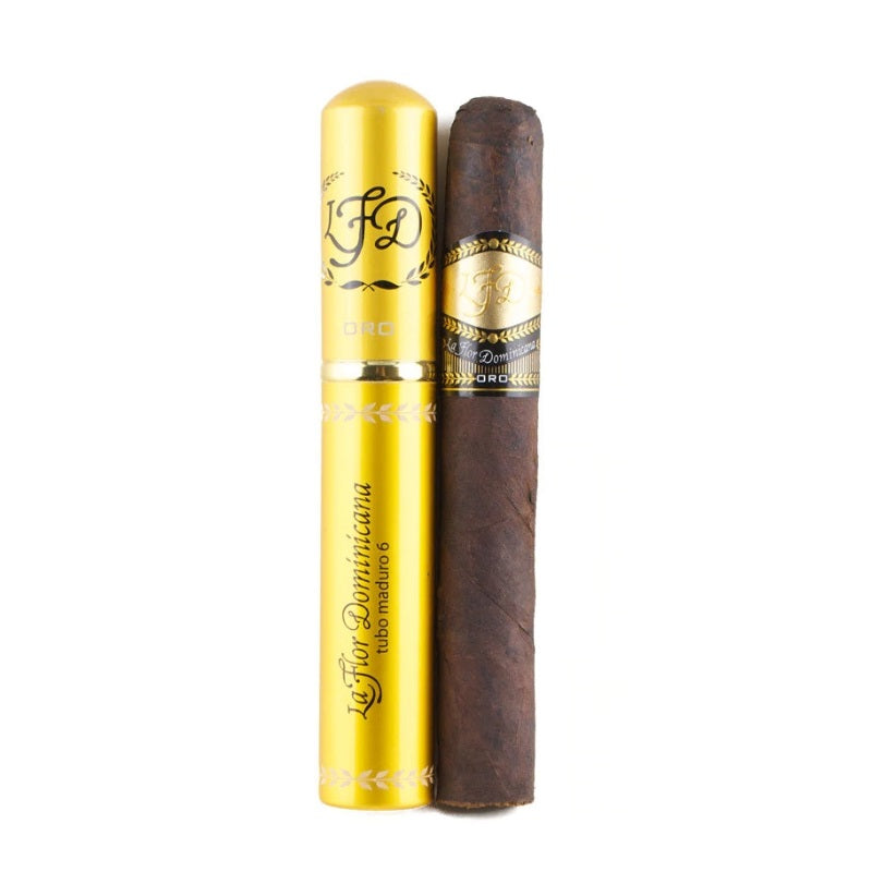 Sorry, La Flor Dominicana Oro No. 6 Maduro Tubo Toro  image not available now!